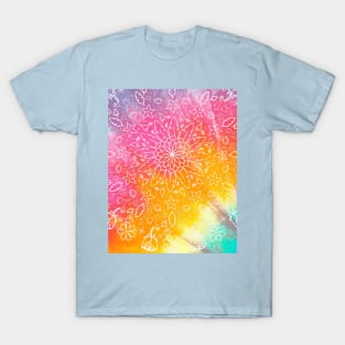 BOHO FLORAL MANDALA T-Shirt